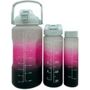 Ver imagem 2 de Garrafas Água Frases Treino Academia 2l 900ml 300ml Kit 3pçs