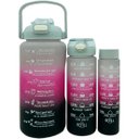 Ver imagem 1 de Garrafas Água Frases Treino Academia 2l 900ml 300ml Kit 3pçs