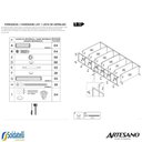 Ver imagem 7 de Estante 7 Prateleiras 211,5cm Concept Home Office Nogal/Branco ou Nogal/Preto - Artesano