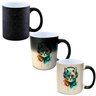 Caneca Mágica Glitter Muda de Cor Y2 Gato Pose Estilo Colorido Óculos Fone - 1