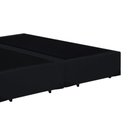 Ver imagem 2 de Cama Box Queen Bipartido NK Camas Suede Preto 40x158x198