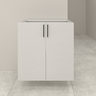 Cozinha Completa Bella Mdf 7 Portas 3 Gavetas Cinza Branco - 9