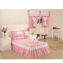 Ver imagem 4 de Colcha Solteiro Realeza Rosa 3 Peças Deccoralle