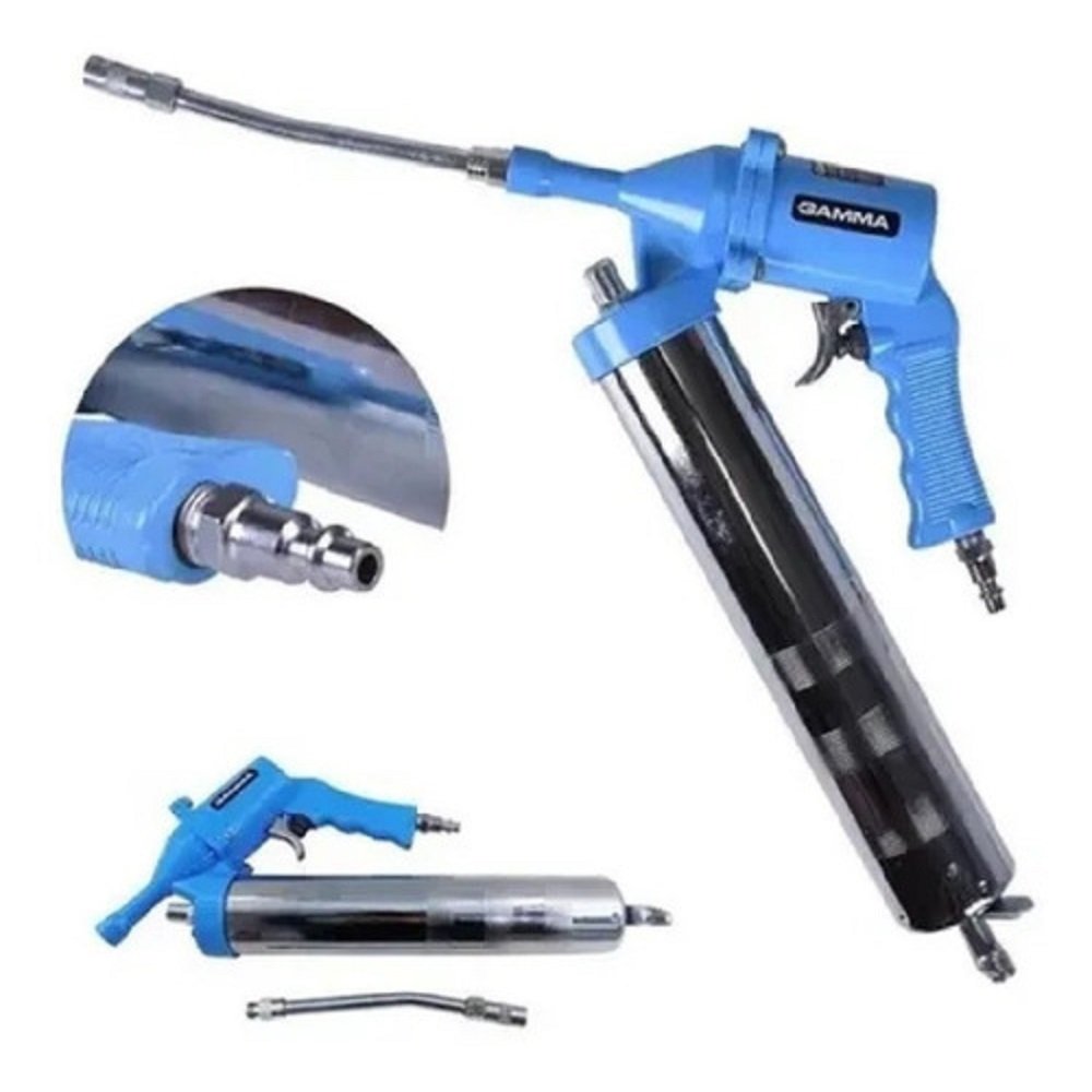COMPRESSOR DE AR 8,5 PÉS + ENGRAXADEIRA PNEUMÁTICA GAMMA | MadeiraMadeira