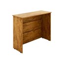Ver imagem 2 de Conjunto Bancada Mdp 2 Banquetas em Madeira Tecido Linho Areia