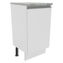 Ver imagem 1 de Balcão Armário de Cozinha 40 cm 1 Porta Branco Glamy Madesa