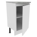 Ver imagem 5 de Balcão Armário de Cozinha 40 cm 1 Porta Branco Glamy Madesa