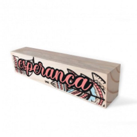 Bloco Decorativo Esperança
