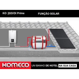 Aquecedor de Água a Gás Komeco Ko 21 D Prime 21 Litros Glp com Modulo Wi Fi - 6