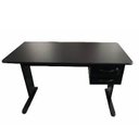 Ver imagem 1 de Mesa de Escritório Slim 1,20x0,60 com 2 Gavetas Preto