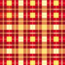 Ver imagem 1 de Papel de Parede Xadrez Vermelho Amarelo Adesivo Sala Quarto