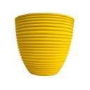 Ver imagem 2 de Cachepô Stripes Amarelo em Cerâmica 22cm Decorativo
