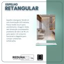 Ver imagem 2 de Kit Espelho em Vidro Retangular 50x40cm Iluminado Decorativo Luz Indireta C/ Prateleira