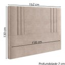 Ver imagem 4 de Cabeceira Queen 158 cm London Veludo Rose Soon