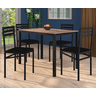 Jogo de Mesa Cozinha Itiba 110cm com 4 Cadeiras Venetti Barona/Preto - New Haus - 2