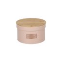 Ver imagem 1 de Lata de Metal com Tampa Bambu Cookies Rosé Matte - Yoi