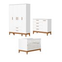 Ver imagem 1 de Jogo de Quarto para Bebe Completo 4 Portas Flip Branco