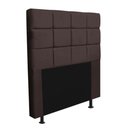 Ver imagem 4 de Kit Cabeceira + Calçadeira Baú Espanha 100cm Solteiro para Cama Box Corino Marrom - Gat Magazine