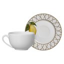Ver imagem 1 de Conjunto Xícara de Cha com Pires 6 Peças Siciliano - Alleanza