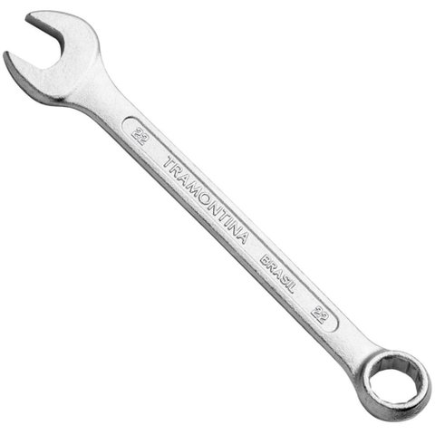 Chave Combinada em Aço Especial Cromado de 22mm - 41128122 - Tramontina Chave Combinada 22mm Tramont