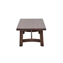 Ver imagem 2 de Mesa de Centro Retangular Madeira Maciça com Acabamento Escovado Canela -Toscana