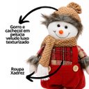 Ver mais imagens de Jogo Boneco de Neve e Papai Noel Retrátil Pelúcia Xadrez Estica e Encolhe 35 a 45cm - Magizi