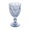 Cj 6 Taças de Vidro Para Água Diamond Azul Metalizado 325ml Lyor - 2
