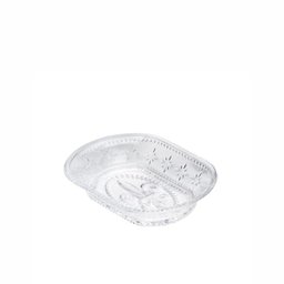 Kit para Banheiro de Vidro Transparente Flor de Lis 3 pçs - Lyor - 6