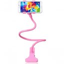 Ver imagem 3 de Suporte Celular Garra Cabeceira Cama Escrivaninha Escritório Rosa