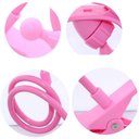 Ver imagem 4 de Suporte Celular Garra Cabeceira Cama Escrivaninha Escritório Rosa