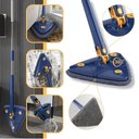 Ver imagem 2 de Mop Limpeza Triângulo Ajustável Giratório 360 Esfregão Rodo