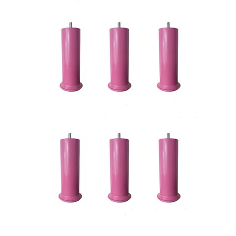 Kit 18 Pes Alto na Cor Rosa para Cama Box com 18cm de Altura
