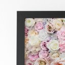 Ver imagem 2 de Quadro Mix de Flores e Rosas Coloridos Moldura Preta 60x40cm