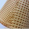 Palhinha Indiana Rattan Sextavada Tela Natural 2m X 50cm:bege - 4