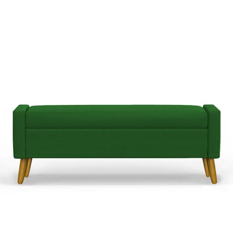 Recamier Bau Paris 1,60m Suede Verde - Inova Decor Inova Decorações