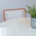 Ver imagem 2 de Conjunto Mesa de Jantar Redonda com 4 Cadeiras Tampo em MDF Off White 105cm Dalla Costa Móveis