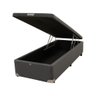 Cama Box Baú Castor Solteiro Vellus Cinza 120x203x35cm - 1