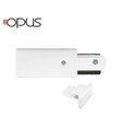 Ver imagem 4 de Kit Alimentador de Trilho Eletrificado + Ponteira Sobrepor Branco Bivolt