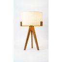 Ver imagem 6 de Abajur de Mesa para Cabeceira Áustria Cedro Cru