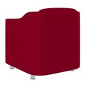 Ver imagem 4 de Kit 02 Cadeiras Poltronas Tilla Recepção Hospital - V8:vermelho