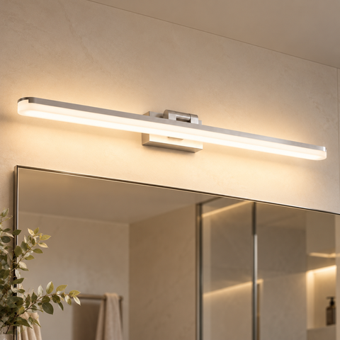 Arandela Articulada LED 40W Quadros Espelho Banheiro Quadro: Prata