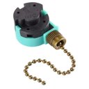 Ver imagem 1 de Interruptor Ventilador Teto Chave Botão c/ Cordinha Ze-268S6:Bronze