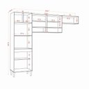 Ver imagem 4 de Cozinha Compacta + Balcão com Tampo Atenas Atacama Off White - Aramóveis
