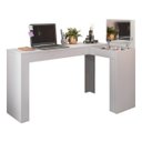 Ver imagem 1 de Penteadeira Escrivaninha Branco com Espelho St Plus Milani Store