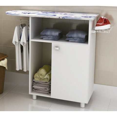 Tabua de Passar Roupa 1 Porta Tp3010 Branco Tecno Mobili