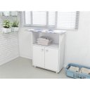 Ver imagem 4 de Tabua de Passar Roupa 2 Portas Tp3050 Branco Tecno Mobili