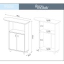 Ver imagem 3 de Tabua de Passar Roupa 2 Portas Tp3050 Branco Tecno Mobili