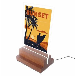 Abajur e Luminária - Surf - Sunset - Miami Beach