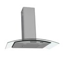 Ver imagem 1 de Coifa de Parede 80cm Vidro Curvo Duto Slim Fogatti Inox