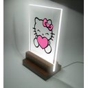 Ver imagem 2 de Abajur e Luminária Infantil - Hello Kitty Coração